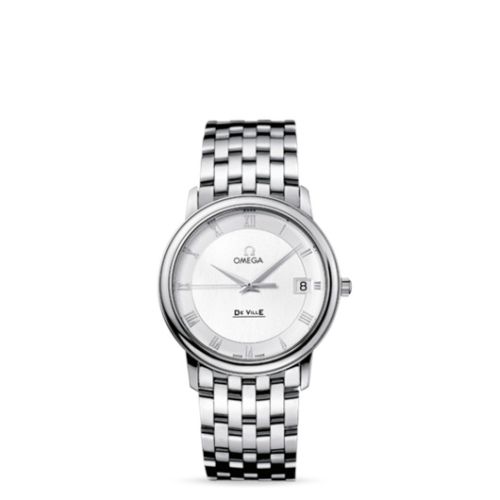 Omega De Ville Prestige Quartz 34.4 Stainless Steel / Silver / Bracelet